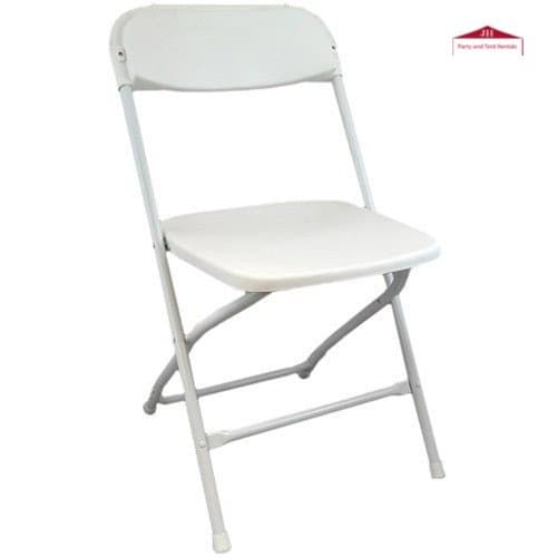 Basic White Folding Chairs